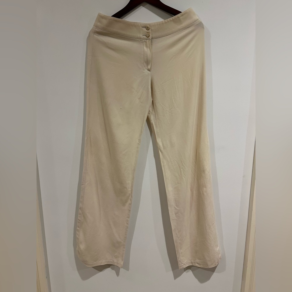 Armani Collezioni Cream Trousers